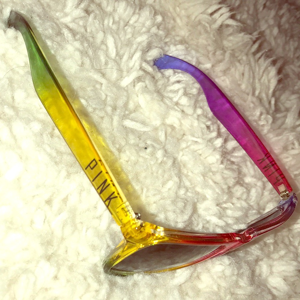 PINK rainbow sunglasses